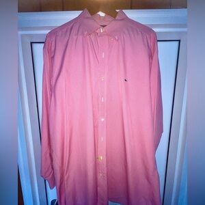 Vineyard Vines Men's Coral Button-Down Shirt